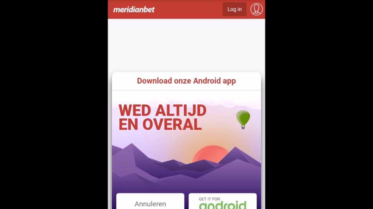 Meridianbet android app